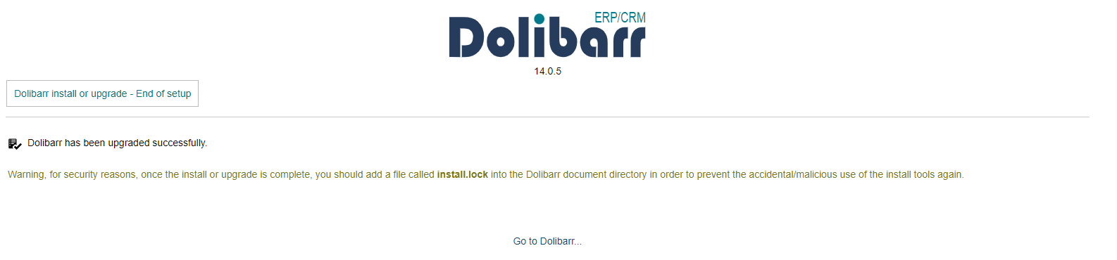 Actualización finalizada
